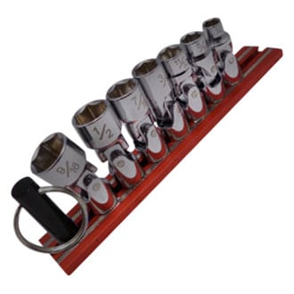 VIM Tools® - 1/4" Drive 6-Point SAE U-Joint Socket Set 7 Pieces