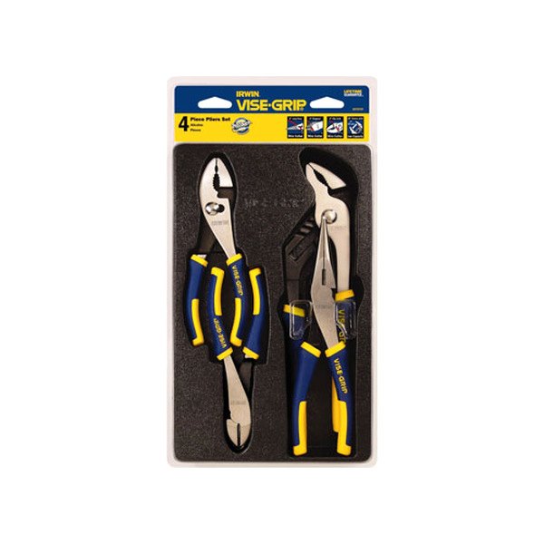IRWIN® - 4-piece 6" to 10" Multi-Material Handle Mixed Pliers Set