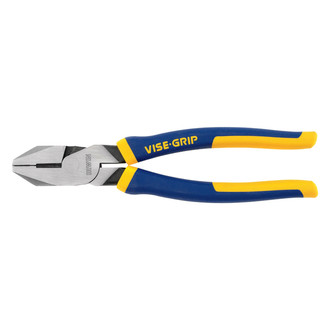IRWIN® 2078209 - Vise-Grip™ ProTouch™ 9-1/2" Multi-Material Handle Flat Grip/Cut Jaws North American Style Linemans Pliers