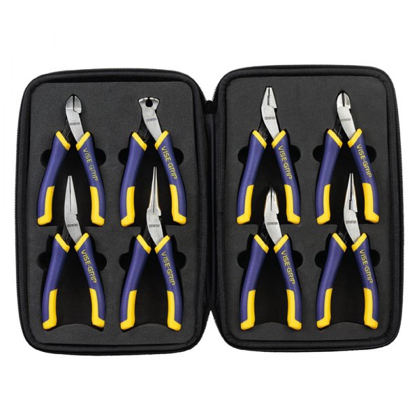 IRWIN® - Vise-Grip™ 8-piece 4-1/4" to 5-1/2" Multi-Material Handle Mini Mixed Pliers Set