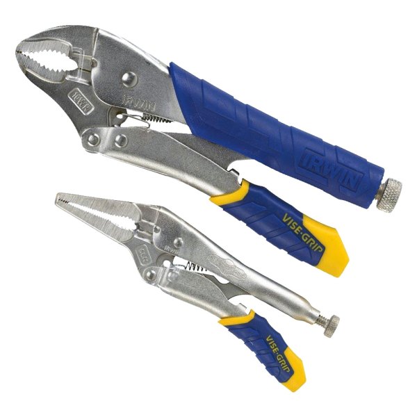 IRWIN® - Vise-Grip™ Fast Release™ 2-piece 6" to 10" Multi-Material Handle Curved/Long Nose Jaws Locking Pliers Set