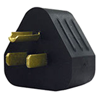 Voltec® - TT-30 Black Triangular Park Generator Adapter
