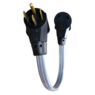 Voltec® - 18" 14-50 Gray Flatwire Generator Adapter