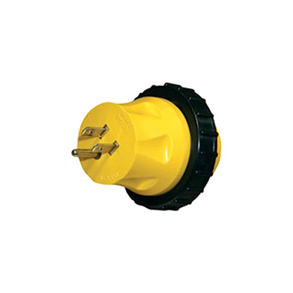 Voltec® - 15 A/30 A 5-15 Yellow Locking Molded Generator Adapter