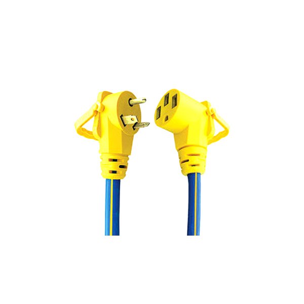 Voltec® - E-Zee Grip™ 30 A TT-30 STW 1-Outlet Blue/Yellow Generator Adapter