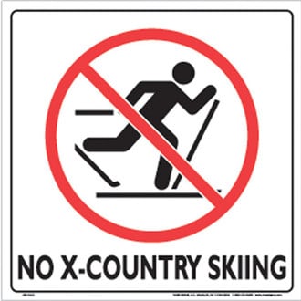 Voss Signs® - 12" White Plastic Sign