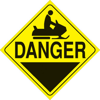 Voss Signs® - 12" Yellow Plastic Reflective Sign