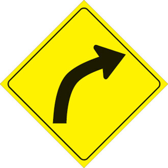 Voss Signs® - 12" Yellow Plastic Reflective Sign