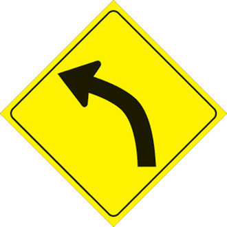 Voss Signs® - 12" Yellow Plastic Reflective Sign