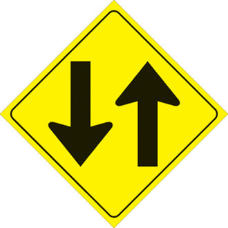 Voss Signs® - 12" Yellow Plastic Reflective Sign