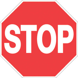 Voss Signs® - 12" Red Plastic Reflective Trail Sign