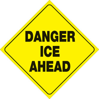 Voss Signs® - 12" Yellow Plastic Reflective Sign