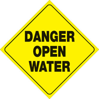 Voss Signs® - 12" Yellow Plastic Reflective Sign