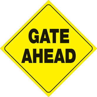 Voss Signs® - 12" Yellow Plastic Reflective Sign