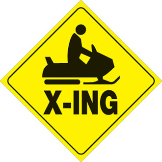 Voss Signs® - 12" Yellow Plastic Reflective Sign