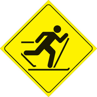 Voss Signs® - 12" Yellow Plastic Reflective Sign
