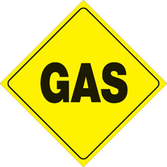 Voss Signs® - 12" Yellow Plastic Reflective Sign