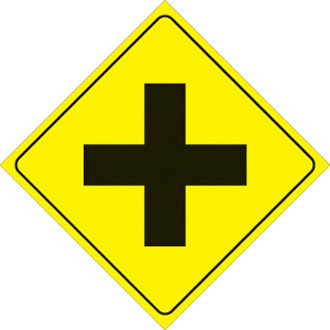 Voss Signs® - 12" Yellow Plastic Reflective Sign
