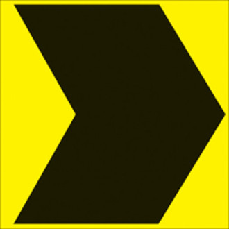 Voss Signs® - 12" Yellow Plastic Reflective Sign