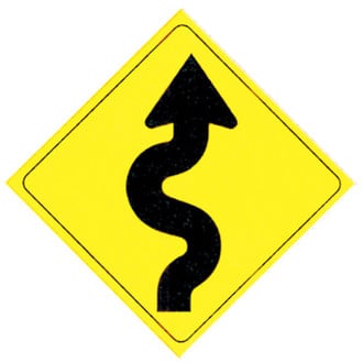 Voss Signs® - 12" Yellow .050 Plastic Reflective Sign