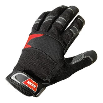 Warn® 88895 - X-Large Winching Black Mechanics Gloves - TOOLSiD.com