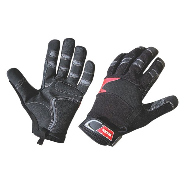 Warn® - XX-Large Winching Black Mechanics Gloves