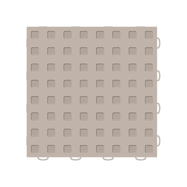 Weathertech® - TechFloor™ 12" x 12" Tan Solid Square Floor Tile Set 