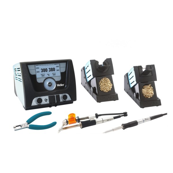 Weller® - WX Series 200 W 2-Channel Soldering Station with 2 XTB Tips