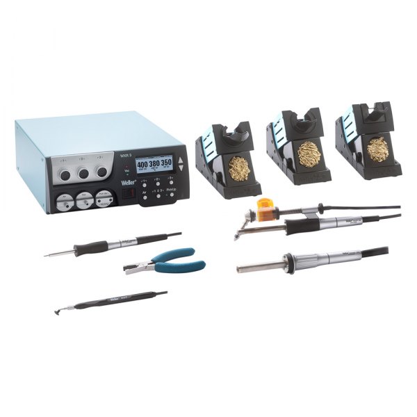 Weller® - WX Series 420 W 3-Channel Rework Station with 65 W Soldering iron