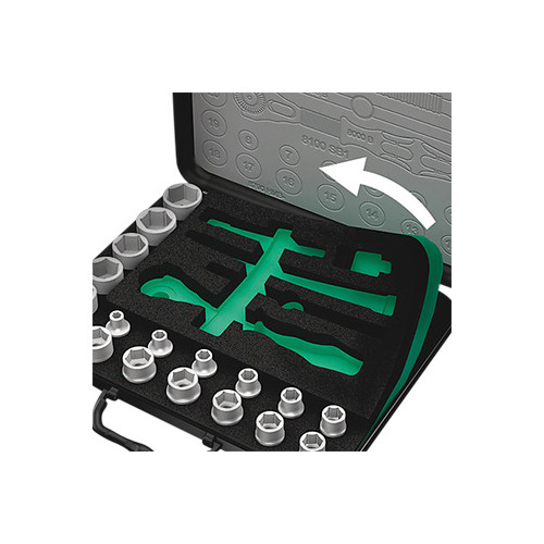 Douille-embout Wera 05004903001 VDE 8mm 3/8" Avec Fonction Maintien - Isolation 1000V