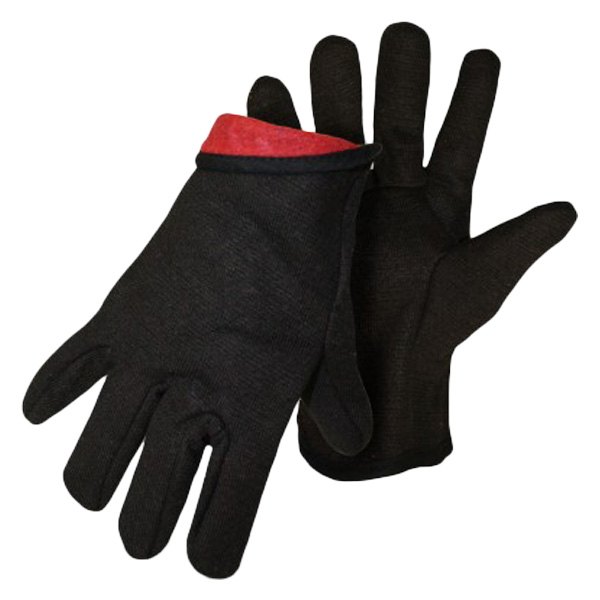 West Chester Protective Gear® - Boss™ Large Jersey Black Polyester/Cotton General Purpose Gloves