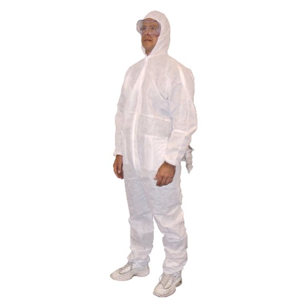 Western Pacific Trading® - Pro 1000™ 3X-Large White Brethable Disposable Coverall