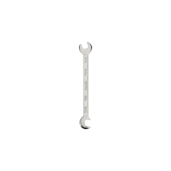 Williams Tools® - 7/32" Rounded 80° Angled Head Satin Double Open End Wrench
