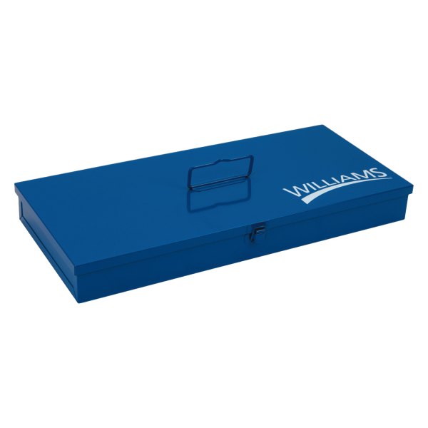 Williams Tools® - Metal Blue Portable Tool Box (30.25" W x 11.05" D x 4.75" H)