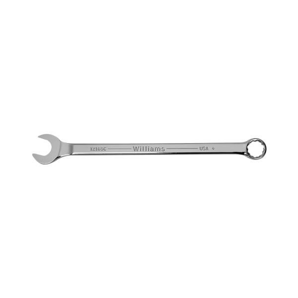 Williams Tools® - Supercombo™ Supertorque™ 3/8" 12-Point Straight Head Chrome Combination Wrench