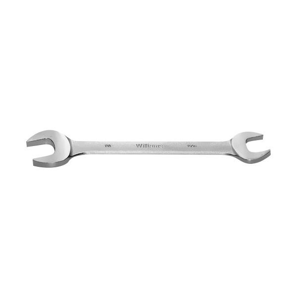Williams Tools® - 3/4" x 7/8" Rounded Satin Double Open End Wrench