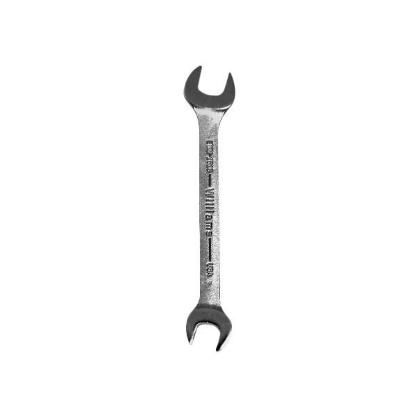 Williams Tools® - 16 mm x 18 mm Rounded Satin Double Open End Wrench
