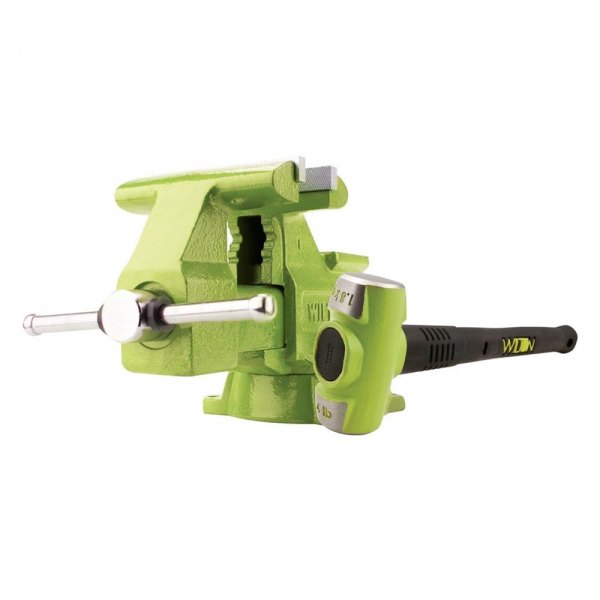 Wilton® - B.A.S.H.™ 6.5" Flat and Pipe Jaws Swivel Base Vise and 4 lb Hammer Combo