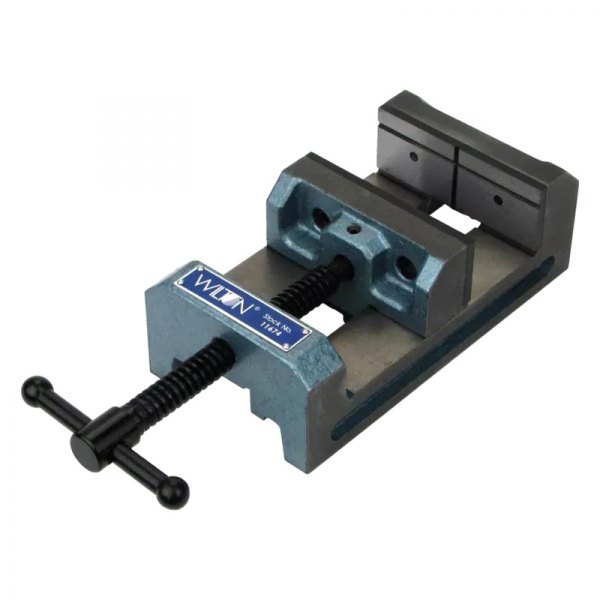 Wilton® - Industrial™ 4" Flat and V-Groove Jaws Drill Press Vise