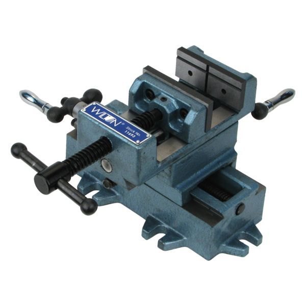 Wilton® - 3" Flat and V-Groove Jaws Cross Slide Body Drill Press Vise