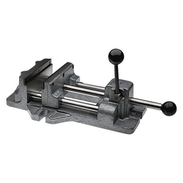 Wilton® - 6-3/16" Flat and V-Groove Jaws Cam Action Rapid Release Drill Press Vise