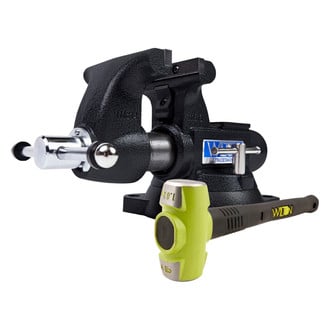 Wilton® - Tradesman 1755 SE™ Bullet Vise and B.A.S.H™ 20416 Sledge Hammer
