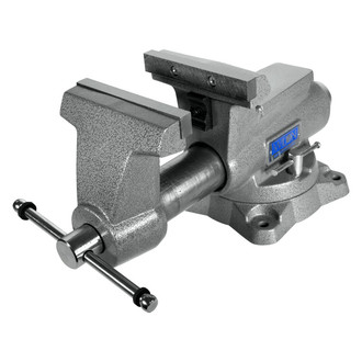 Wilton® - Mechanics Pro™ 6" Flat Jaws Swivel Base Vise