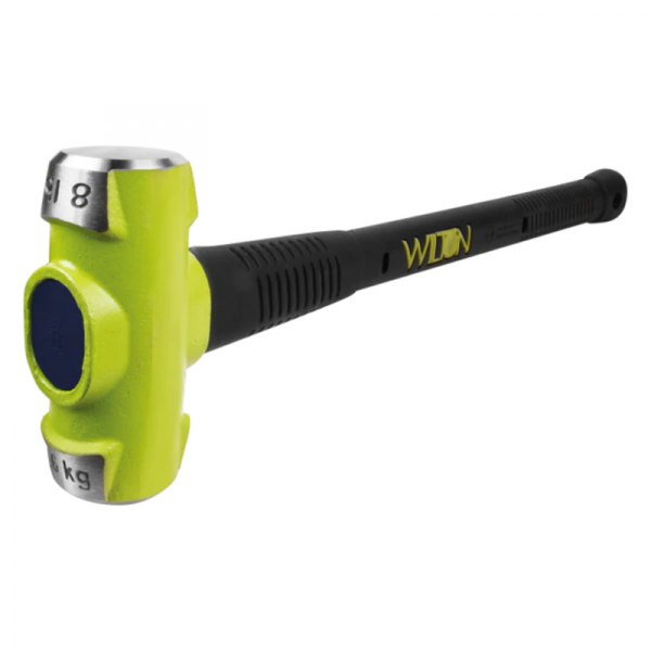 Wilton® - B.A.S.H™ 8 lb Forged Steel Vulcanized Rubber Handle Soft Face Sledgehammer