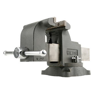 Wilton® - Shop Vise™ Flat and Pipe Jaws Swivel Base Vise