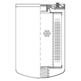 WIX® - 5.827" Full Flow Microglass Spin-On Hydraulic Filter