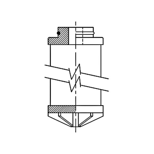 WIX® - 25.08" Full Flow Microglass Compressed Air Filter Cartridge
