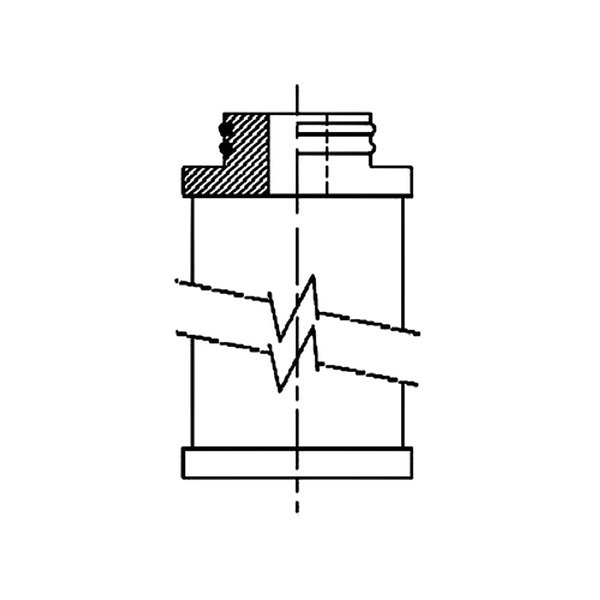 WIX® - 8.12" Full Flow Microglass Compressed Air Filter Cartridge