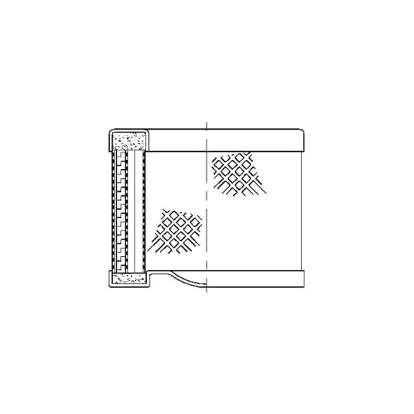 WIX® - 10" x 2.75" Industrial Microglass Oil-Air Separator Cartridge