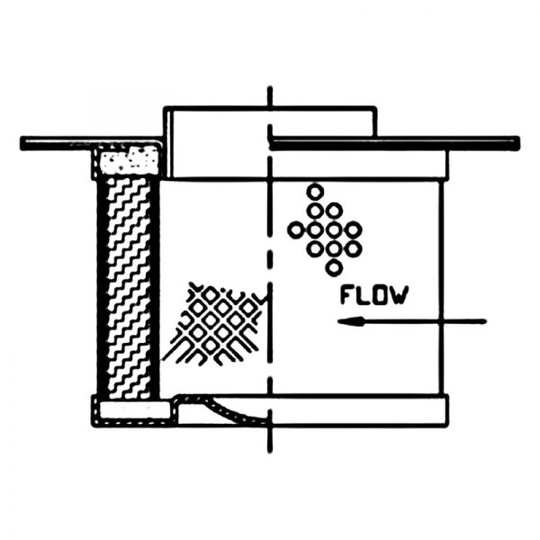 WIX® - 20.62" x 10.12" x 8.62" x 7" Industrial Outside-In Microglass Oil-Air Separator Cartridge